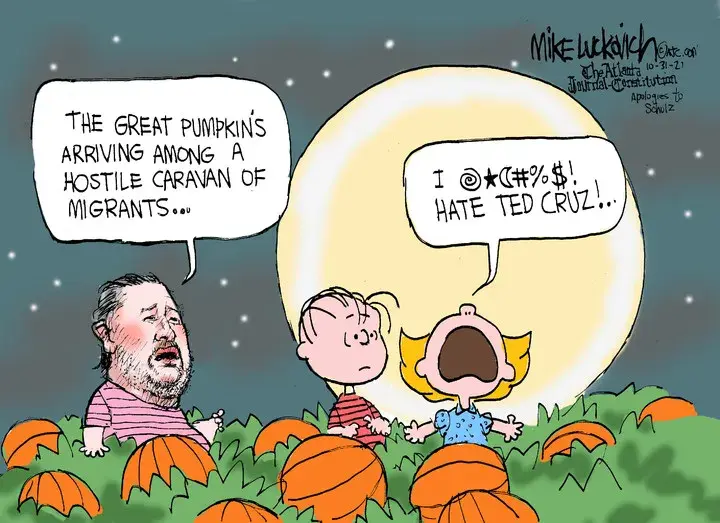 Mike Luckovich for Oct 31, 2021