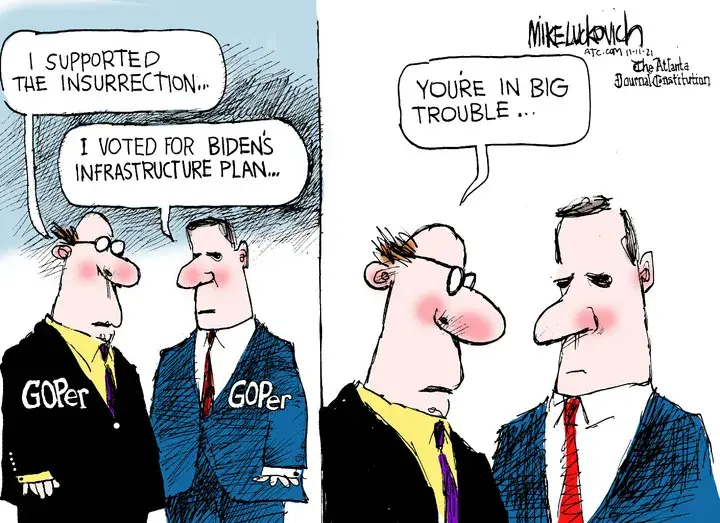 Mike Luckovich for Nov 11, 2021