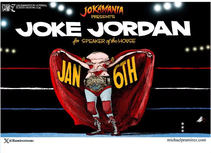 Michael Ramirez for Oct 09, 2023