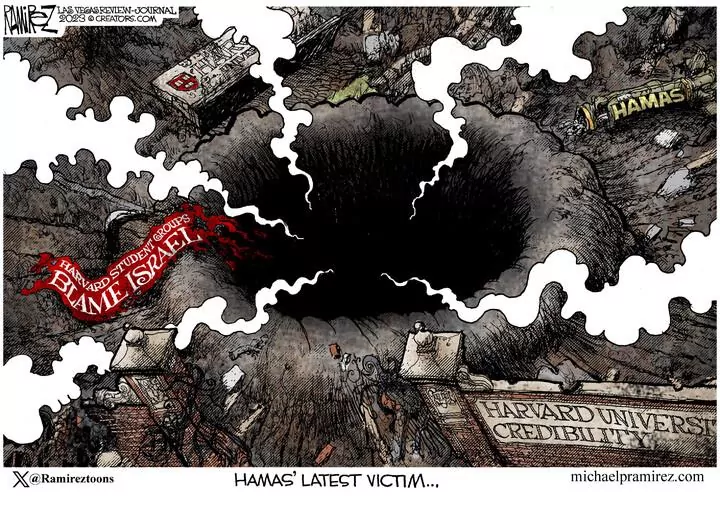 Michael Ramirez for Oct 15, 2023