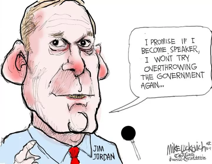 Mike Luckovich for Oct 19, 2023