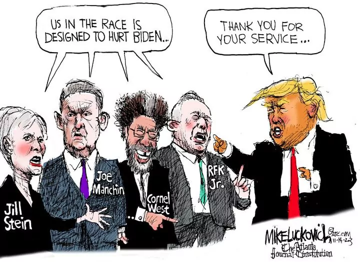 Mike Luckovich for Nov 14, 2023