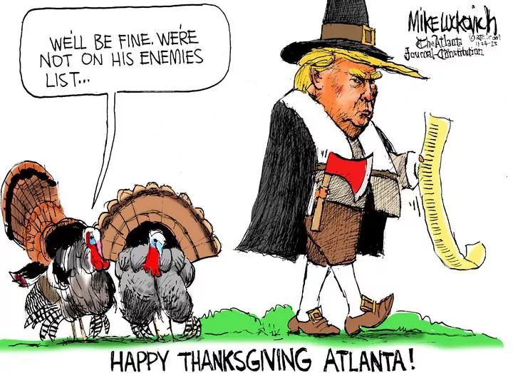 Mike Luckovich for Nov 24, 2023