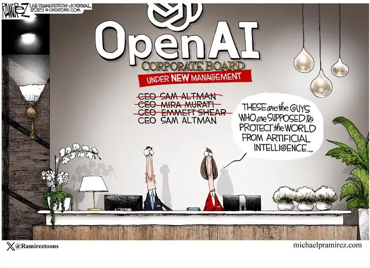 Michael Ramirez for Nov 30, 2023