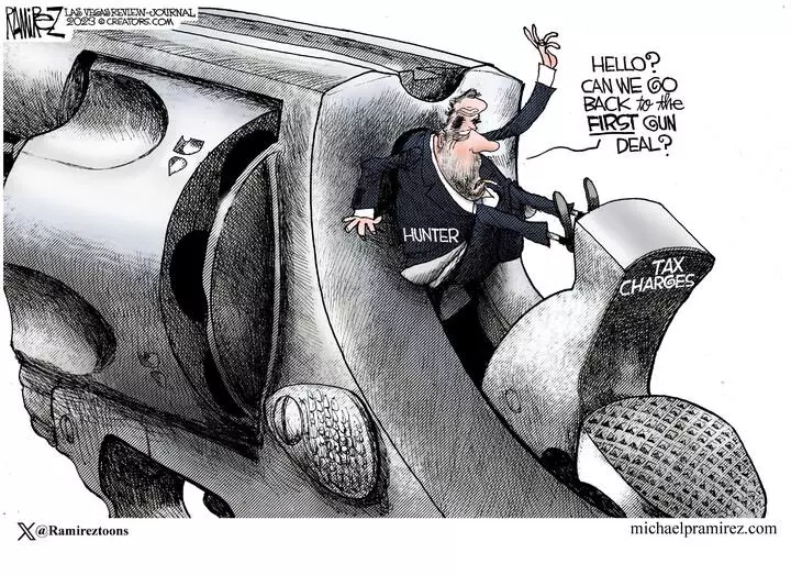 Michael Ramirez for Dec 10, 2023