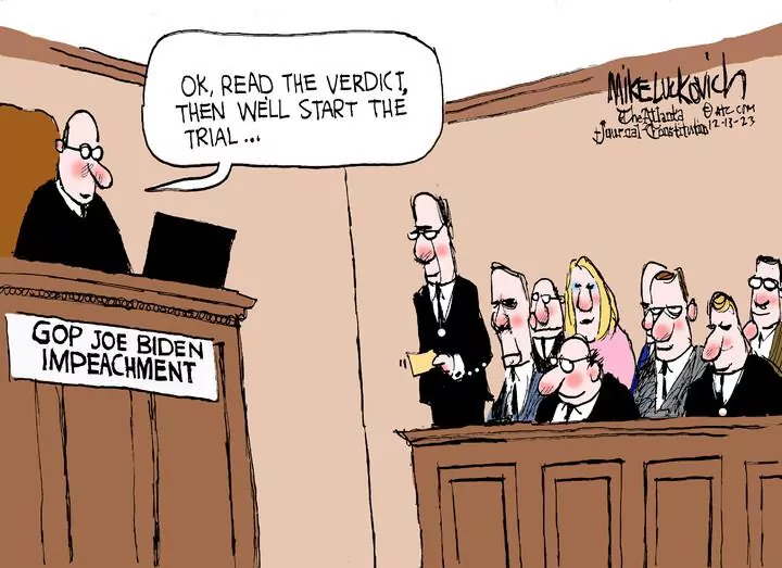 Mike Luckovich for Dec 13, 2023