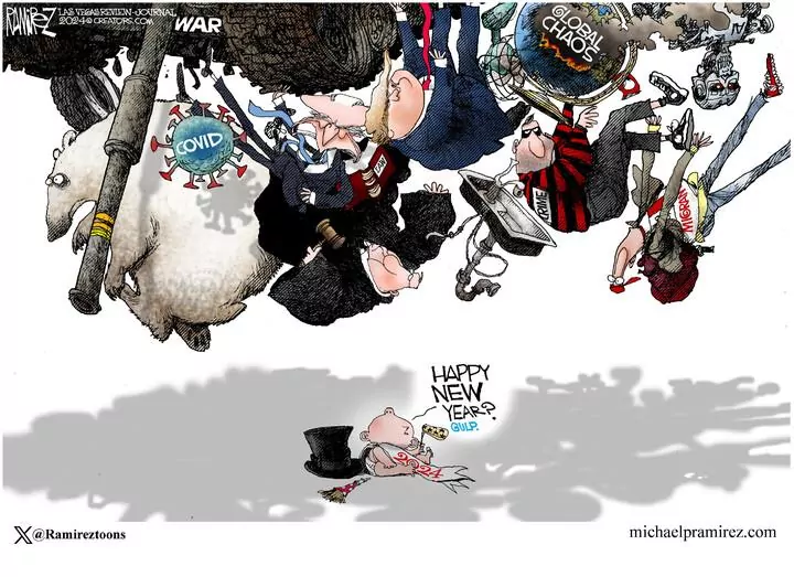 Michael Ramirez for Jan 01, 2024