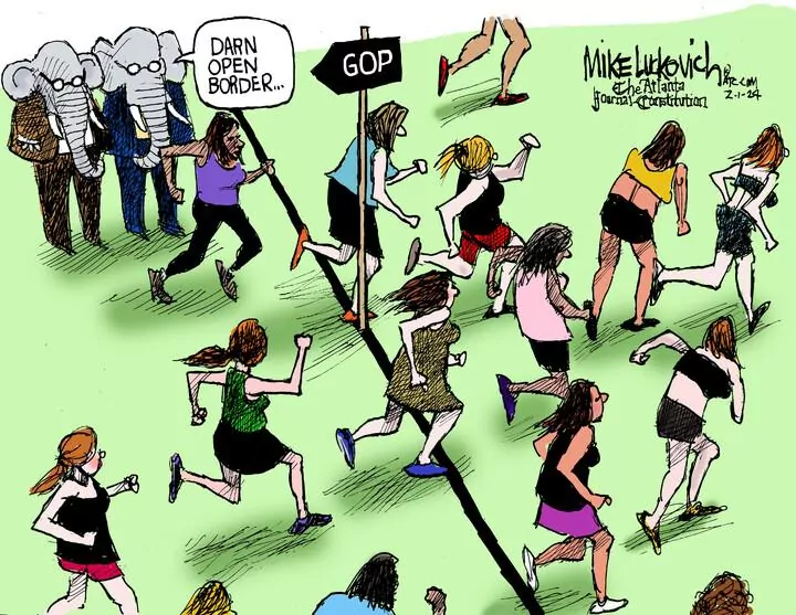 Mike Luckovich for Feb 01, 2024