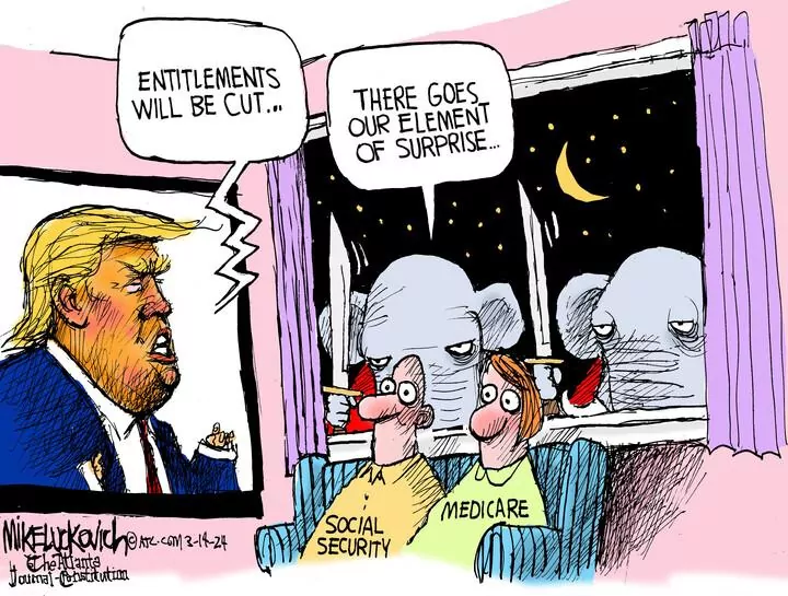 Mike Luckovich for Mar 14, 2024
