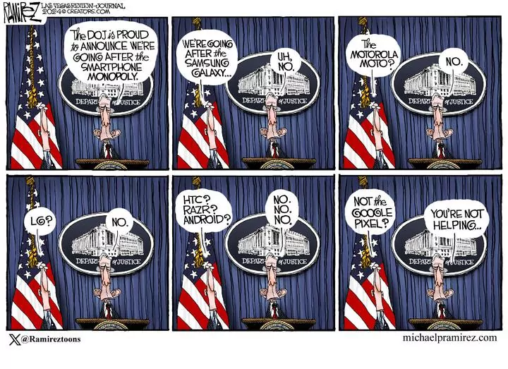 Michael Ramirez for Mar 22, 2024