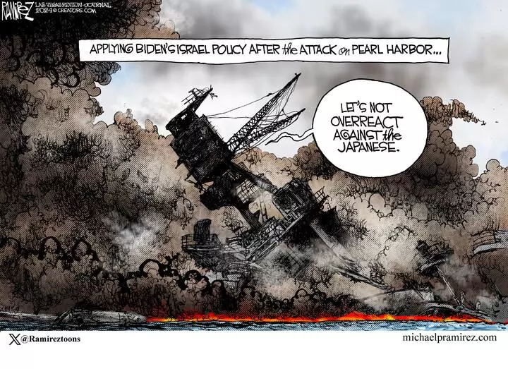 Michael Ramirez for Apr 19, 2024