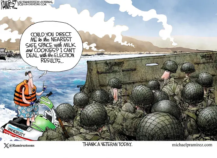 Michael Ramirez for Nov 11, 2024